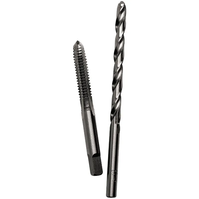 Century Drill Tool 95411 1/2-13 National Coarse Carbon Steel Tap-Plug and 27-64 In. Brite Drill Bit