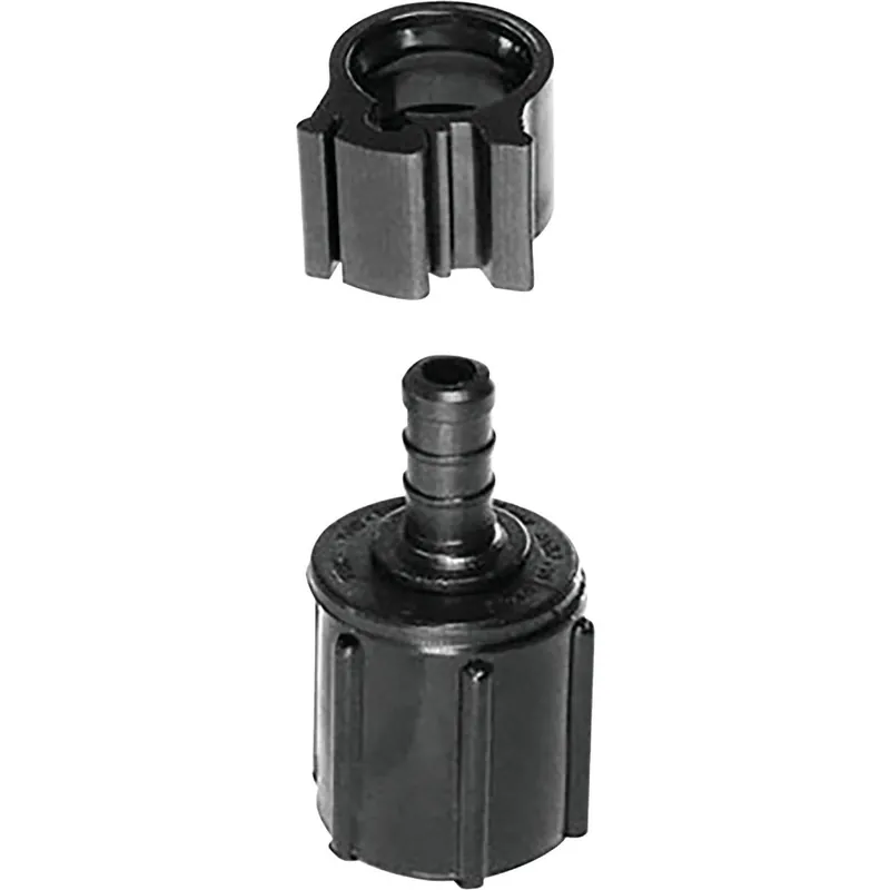 Flair-it 30874 PEX 3/8 In x 1/2 In FPT Poly Alloy Plastic PEX Coupling