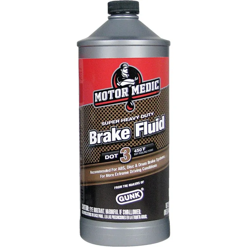 Motor Medic M4332 MotorMedic 32 Oz. Super Heavy-Duty DOT 3 Brake Fluid