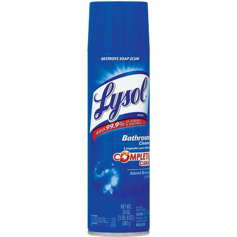 Lysol 1920002569 Aerosol Complete Bathroom Cleaner 24 Oz.