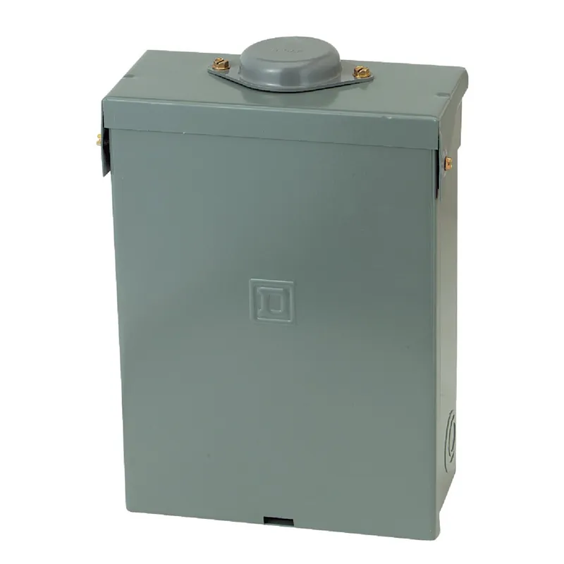 Square D HOM612L100RBCP Homeline 100A 6-Space 12-Circuit Raintight Main Lug Load Center