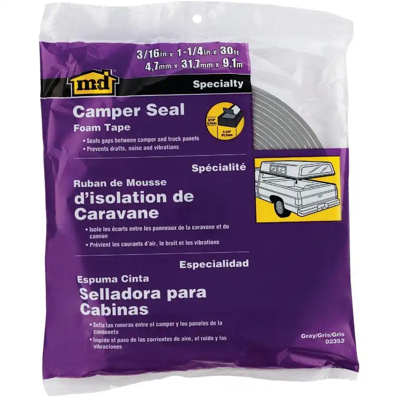 M-D 02352 Camper Seal Tape 1-1/4 In. x 30 Ft. x 3/16 In.