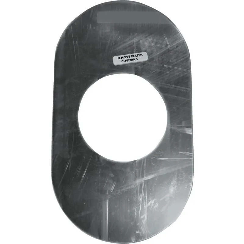 PPP CU-100 Mirrored Acrylic Single Faucet Cover-Up Plate