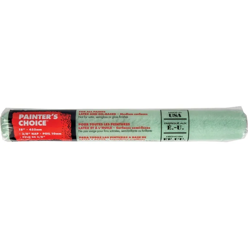 Wooster Brush R275-18 Painter's Choice 18 In. x 3/8 In. Knit Fabric Roller Cover