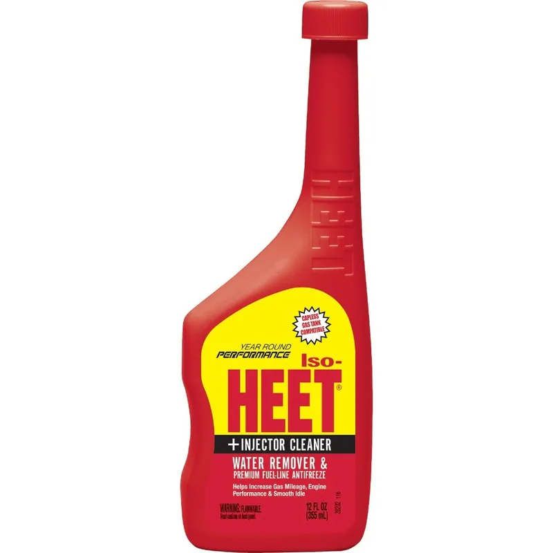 HEET 28202 Iso-Heet 12oz Premium Fuel Line Antifreeze and Water Remover