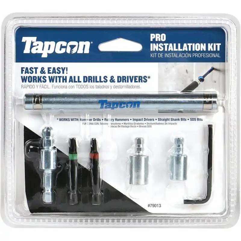 Tapcon 79013 Masonry Drill Set with Star Bit (8-Piece)