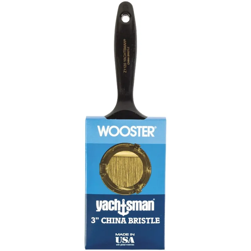 Wooster Brush Z1120-3 Yachtsman Varnish 3 In. Flat Paint Brush