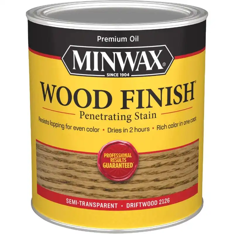 Minwax 70011444 Wood Finish Penetrating Stain Driftwood 1 Qt.