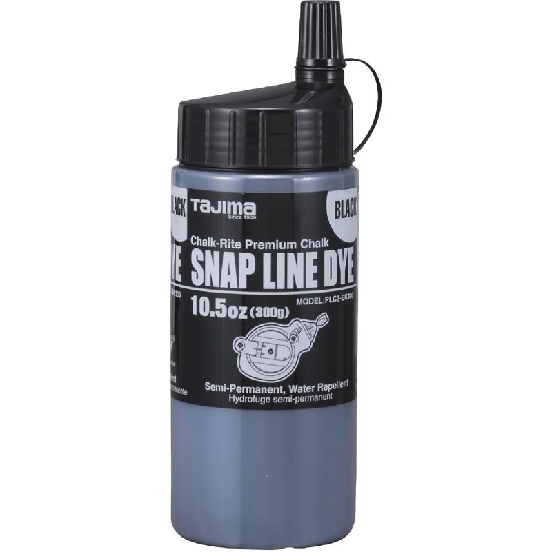 Tajima PLC3BK300 Snap-Line Dye Chalk Line Chalk