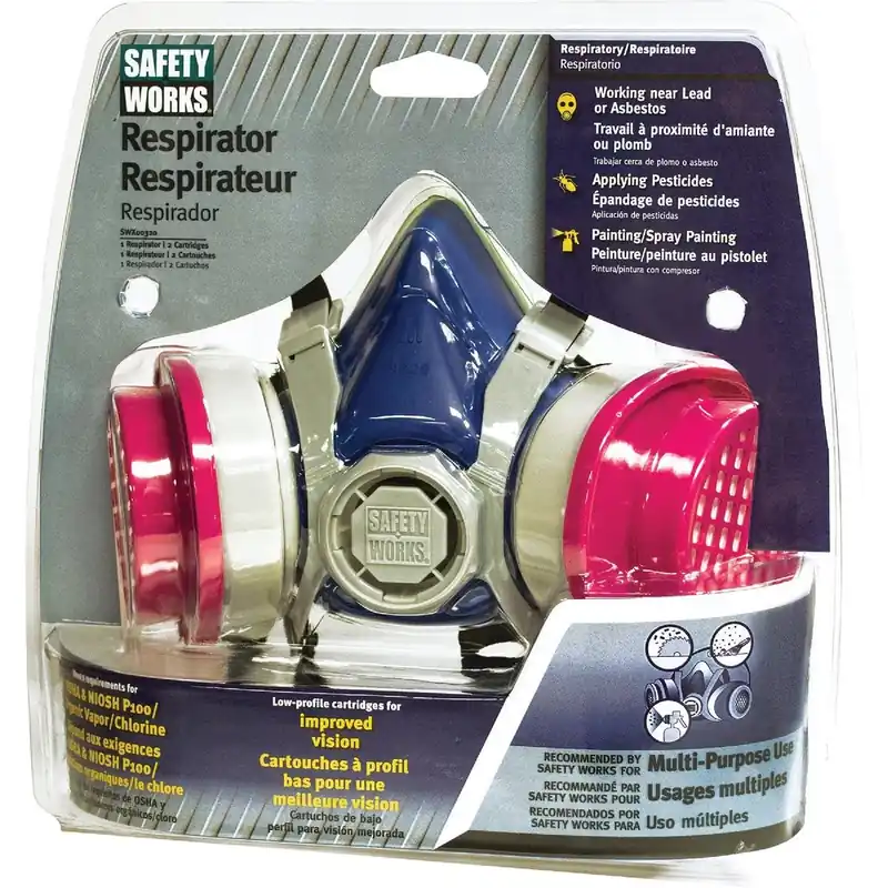 Safety Works SWX00320 OV/AG/P100 Multi-Purpose Respirator