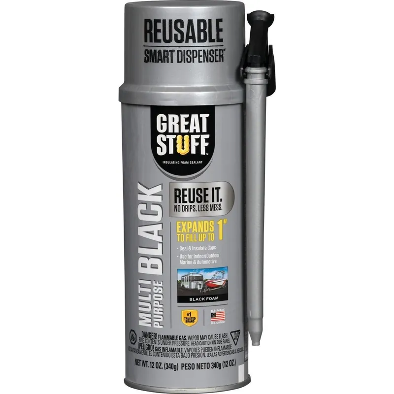 Great Stuff 99112876 Smart Dispenser 12 Oz Black Multipurpose Sealant