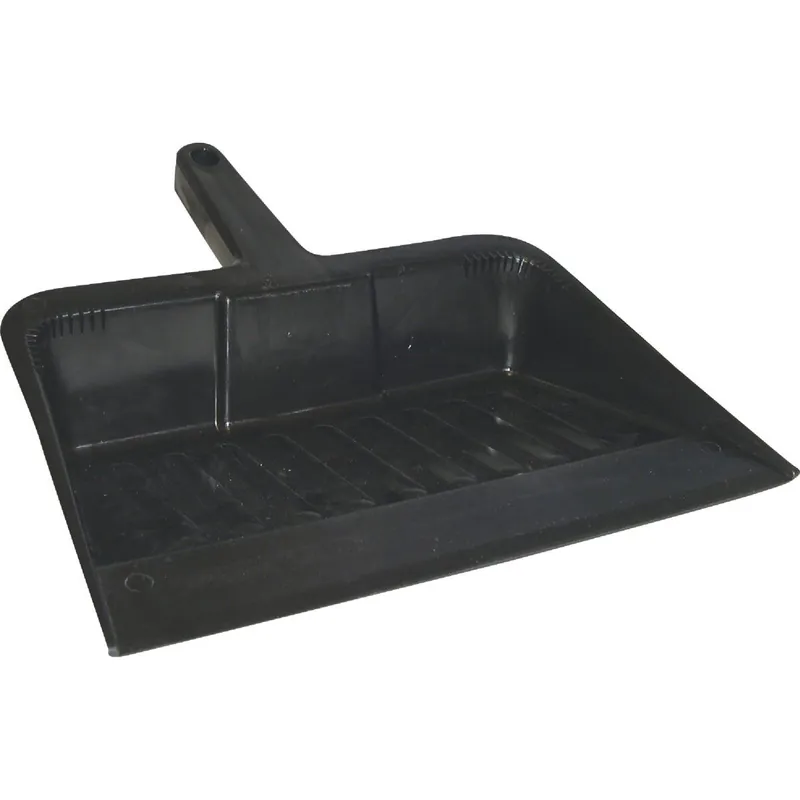 Harper 480-7 Professional Dust Pan 12 In. Black Plastic