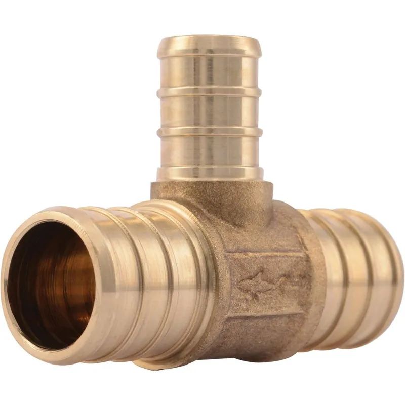 SharkBite UC412LFA Barb Reducing Brass PEX Tee