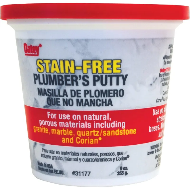 Oatey 31177 Stain-Free Plumber's Putty 9 Oz