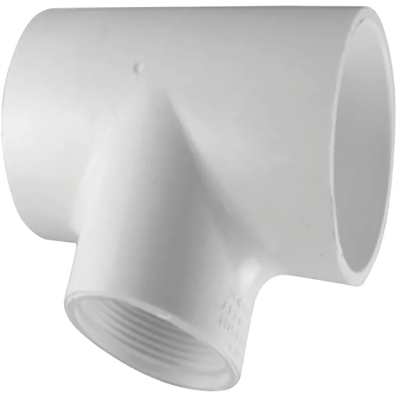 Charlotte Pipe PVC024011400HA Solvent Weld x FIP Schedule 40 PVC Tee