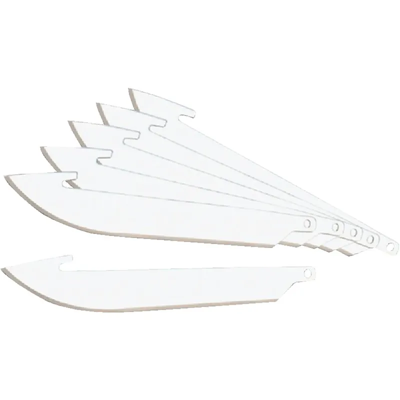 Outdoor Edge RR-6 OTERR-6 Razor-Lite Japanese 420J2 Stainless Steel 3.5 In. Replacement Blade (6-Pack)