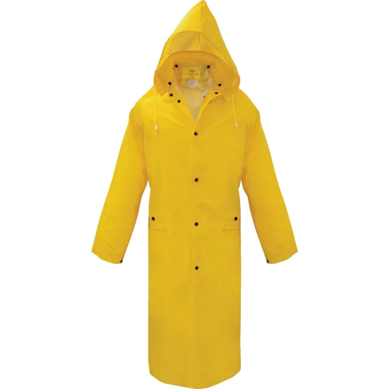 Boss 3PR8000YL Large Yellow PVC Rain Coat