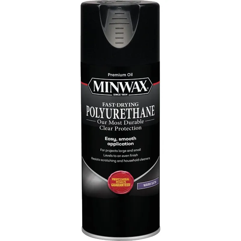 Minwax 33060000 Warm Satin Clear Spray Polyurethane 11.5 Oz. Replacement MPN