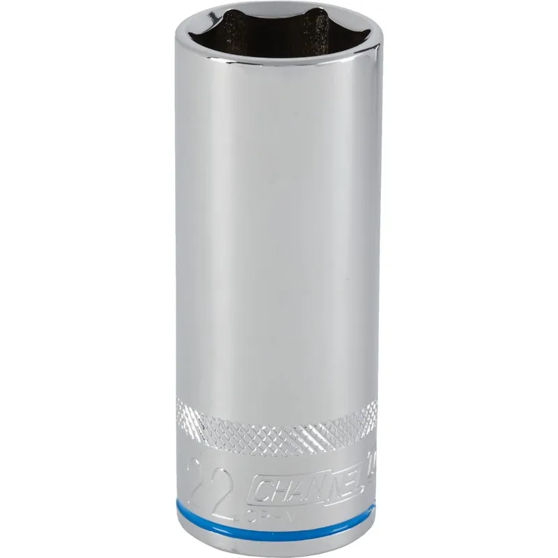 Channellock 351354 1/2 In. Drive 22 mm 6-Point Deep Metric Socket