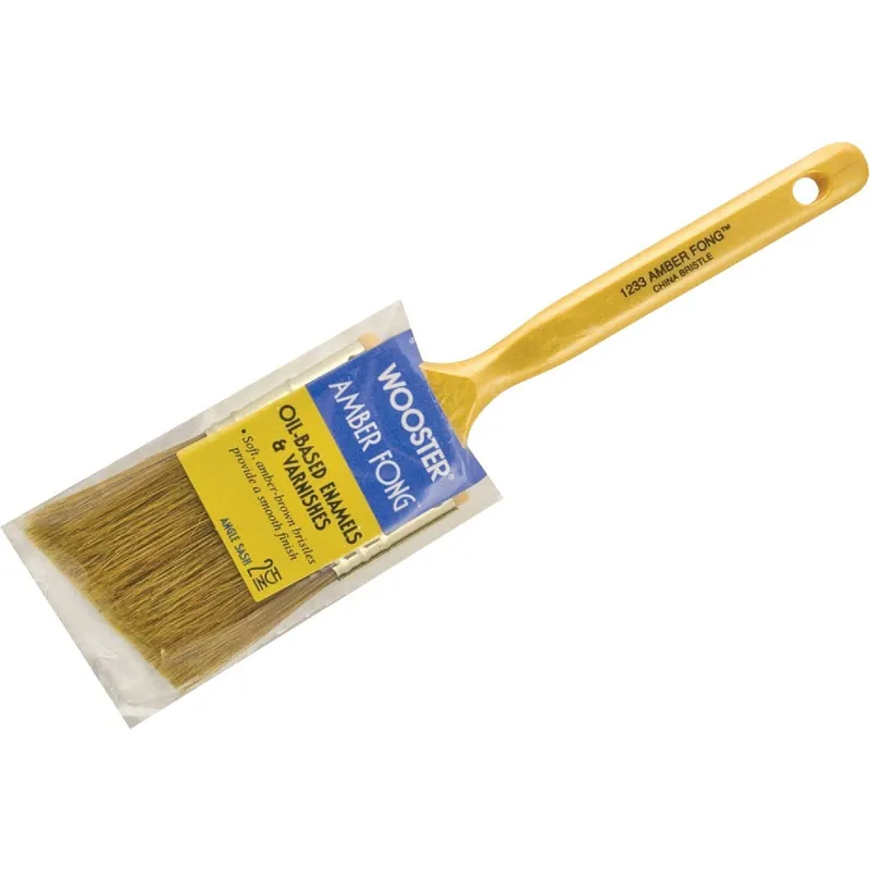 Wooster Brush 1233-2 Amber Fong 2 In. Angle Sash Paint Brush