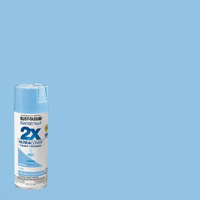 Rust-Oleum 334045 Painter's Touch 2X Ultra Cover 12 Oz. Gloss Paint + Primer Spray Paint