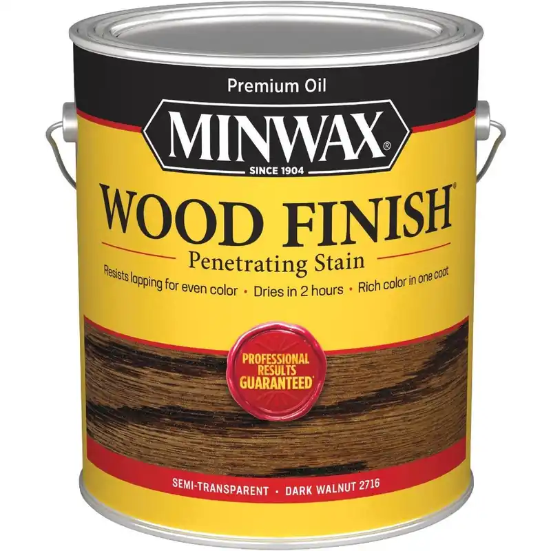 Minwax 71012000 Wood Finish Penetrating Stain Dark Walnut 1 Gal.