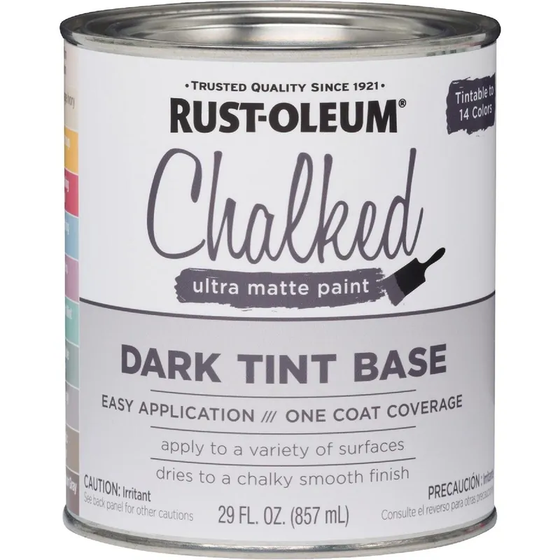 Rust-Oleum 287689 Chalked Dark Tint Ultra Matte 29 Oz. Chalk Paint