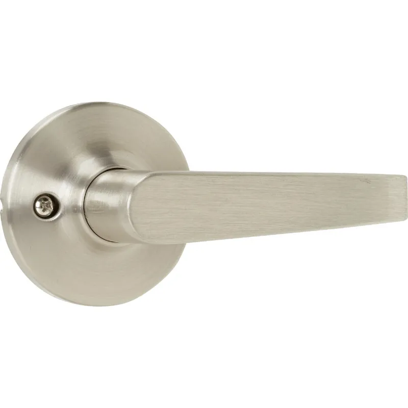 Steel Pro LHX203B Steel Pro Brushed Nickel Straight Passage Door Lever