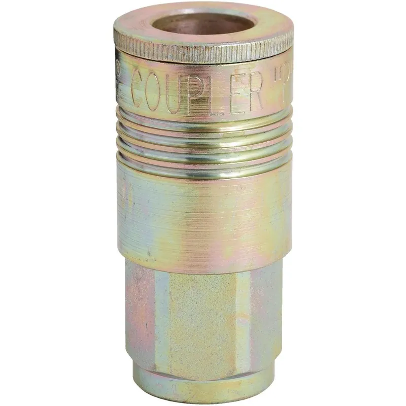 Milton S-1803 P-Style 1/4 In. FNPT Heavy-Duty Steel Coupler