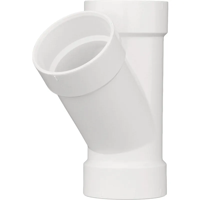Charlotte Pipe PVC006001600HA 6 In. Schedule 40 DWV Hub PVC Wye