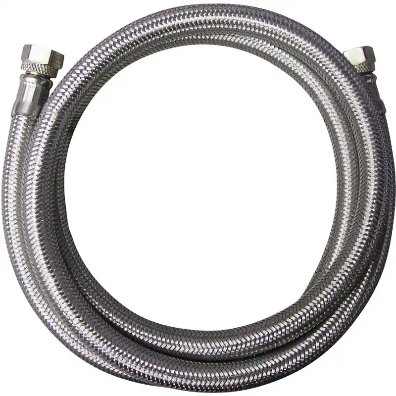 B&K 496-035 Stainless Steel Faucet Connector 3/8 In. C x 3/8 In. C x 30 In. L