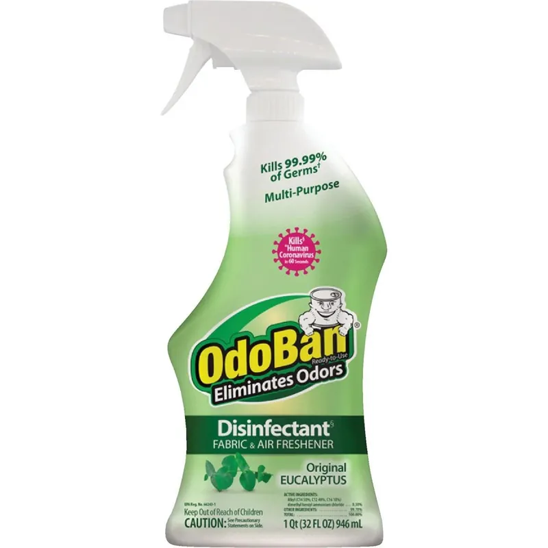 OdoBan 910061-Q6 Washable Surface Sanitizer & Deodorizer 32 Oz. Replacement MPN