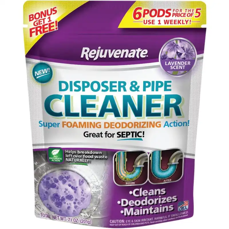 Rejuvenate RJ6DPC-LAVENDER Disposer & Pipe Cleaner (6-Count)