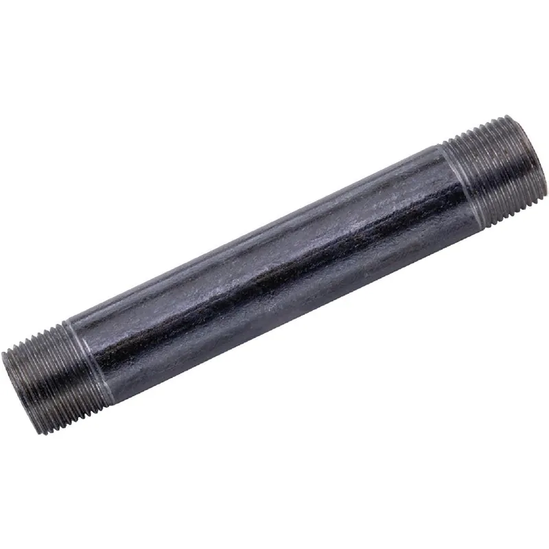 Anvil 8700144655 2 In. x 4 In. Schedule 40 Steel Black Iron Nipple