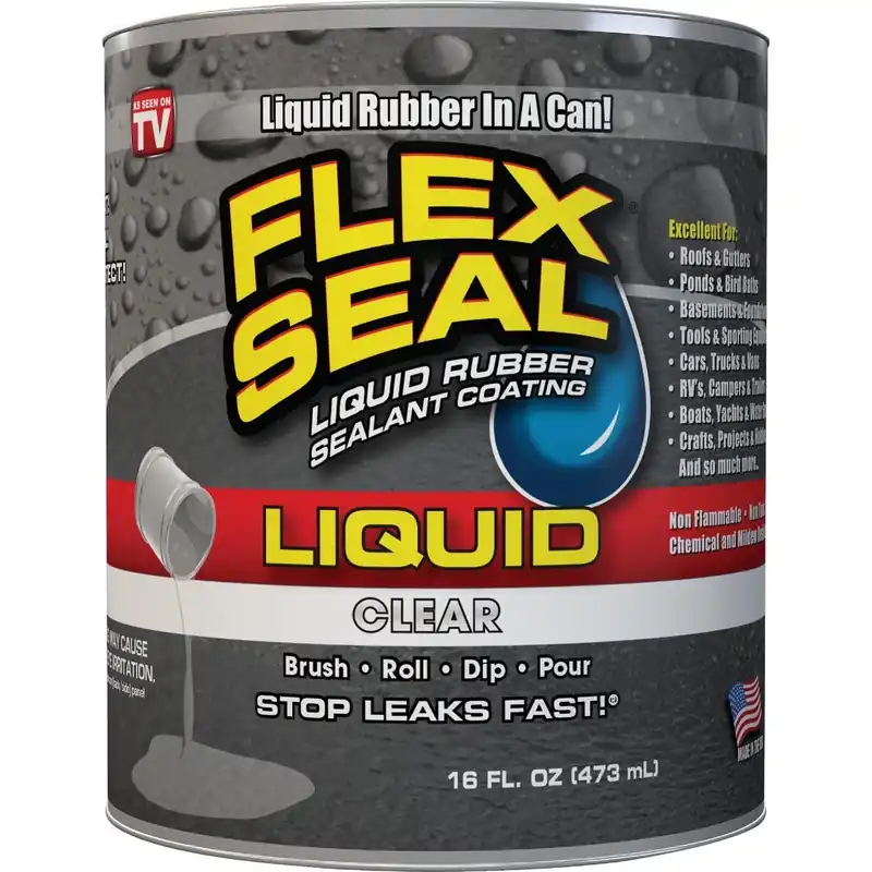 Flex Seal LFSCLRR16 Liquid Rubber Sealant Clear