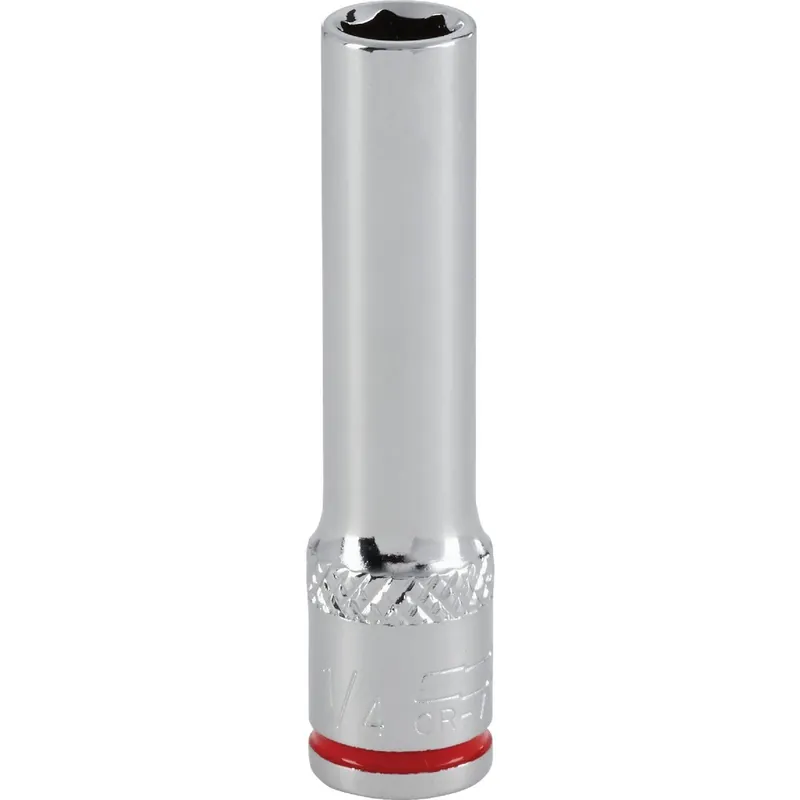 Channellock 397970 1/4 In. Drive 1/4 In. 6-Point Deep Standard Socket