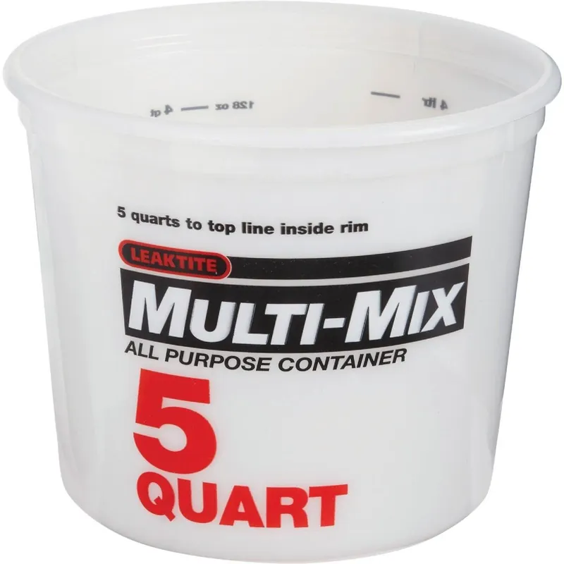 Leaktite 005Q10MM050 Mixing Container 5 Qt.