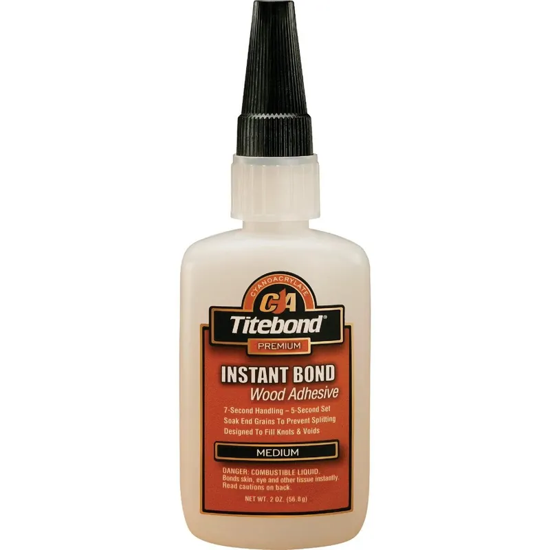 Titebond 6211 Instant Bond Medium Viscosity CA Wood Glue Each