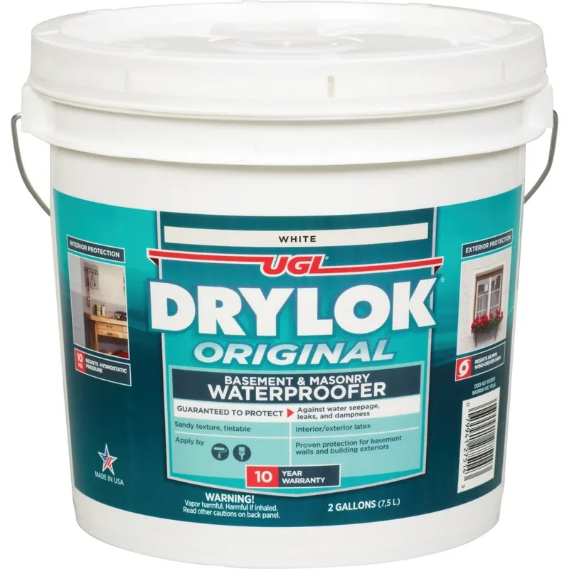 Drylok 27514 White Latex Masonry Waterproofer 2 Gal.