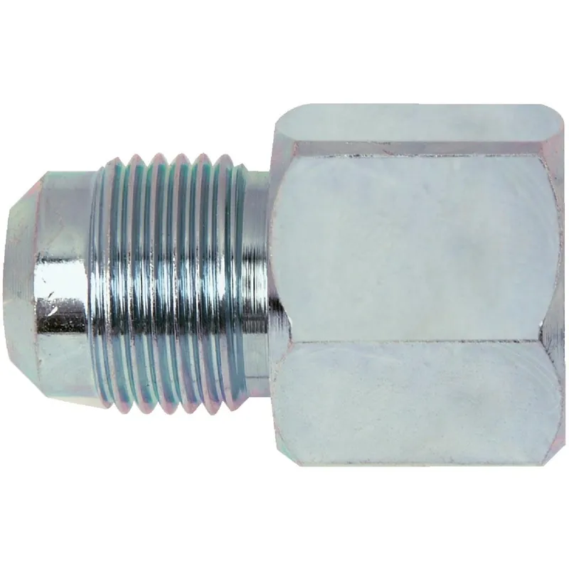 Dormont 90-2032R 1/2 In. OD Flare x 1/2 In. FIP Zinc-Plated Carbon Steel Adapter Gas Fitting