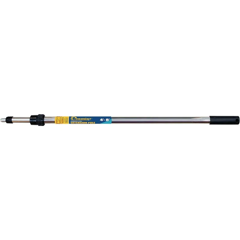 Premier Paint Roller 82048 Telescoping Stainless Steel External Twist Extension Pole