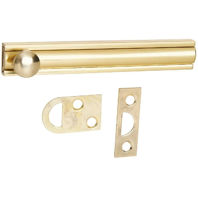 National N197988 Polished Brass Door Surface Bolt