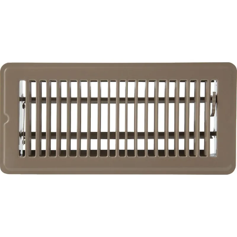 Home Impressions 1FL0410BR-NH Brown Steel Floor Register