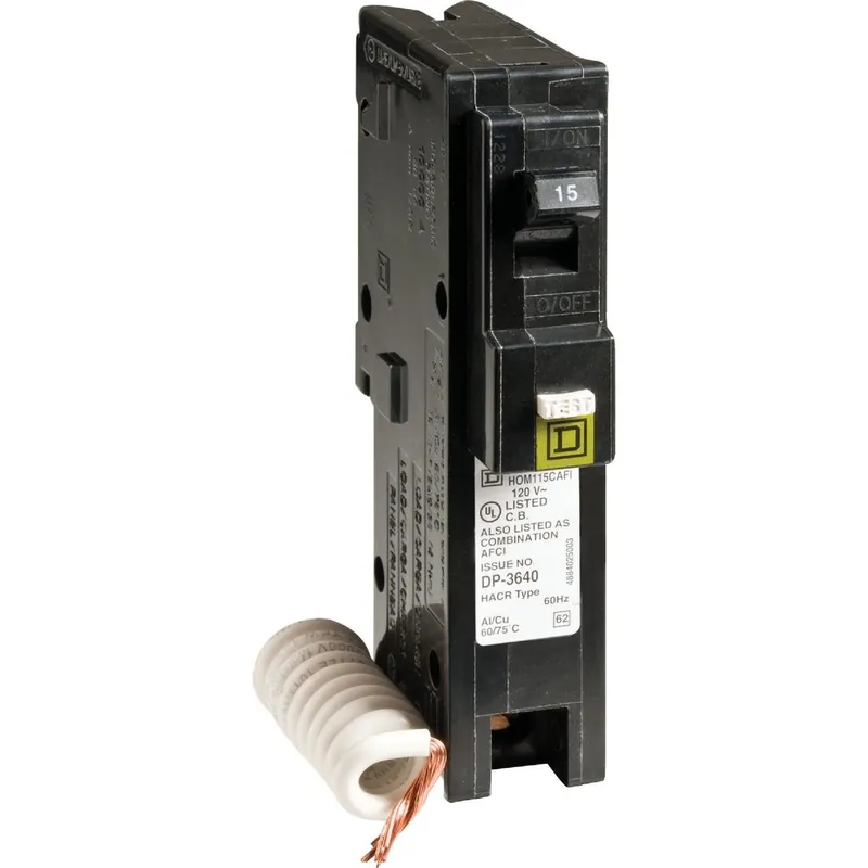 Square D HOM115CAFIC Homeline 15A Single-Pole CAFCI Combination Arc Fault Breaker