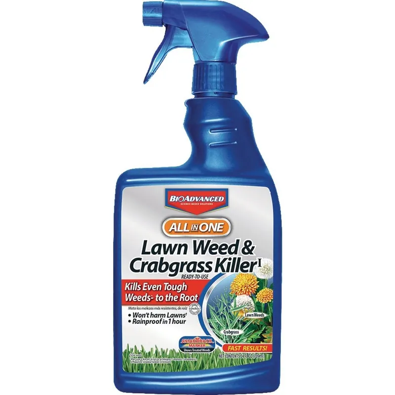 BioAdvanced 704125A All-in-1 24 Oz. Ready To Use Trigger Spray Crabgrass & Weed Killer