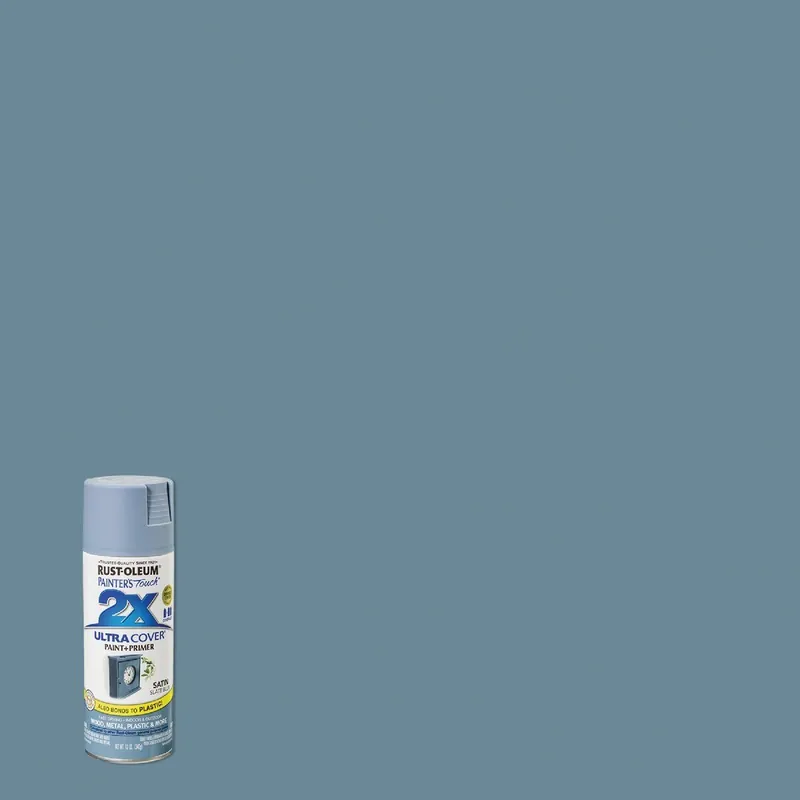Rust-Oleum 249066 Painter's Touch 2X Ultra Cover 12 Oz. Satin Paint + Primer Spray Paint