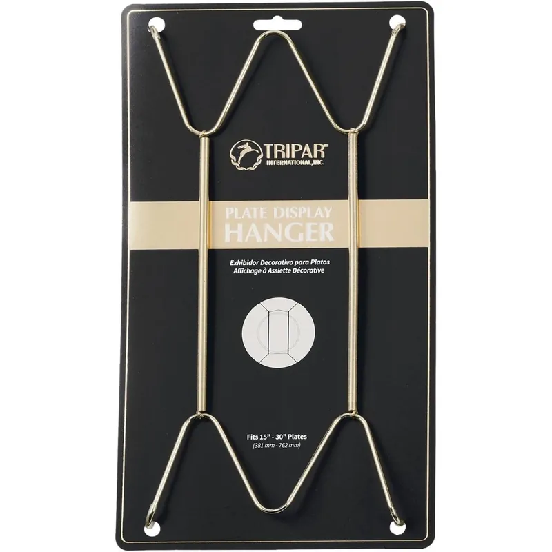 Tripar 23-1325 TPR23-1325 15 In. to 30 In. Brass Wire Plate Hanger