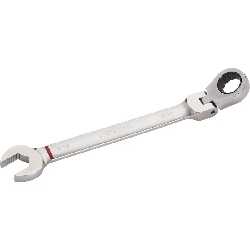 Channellock 319236 Standard 9/16 In. 12-Point Ratcheting Flex-Head Wrench
