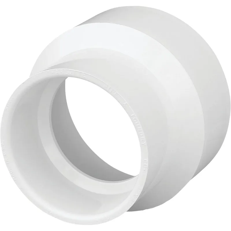 Charlotte Pipe PVC001021400HA 4 In. Hub x 3 In. Hub Schedule 40 DWV Reducing PVC Coupling