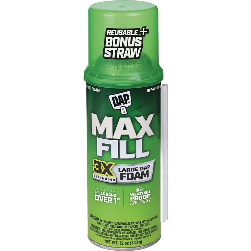 DAP 7565000033 Max Fill 12 Oz Triple Expanding Foam Sealant